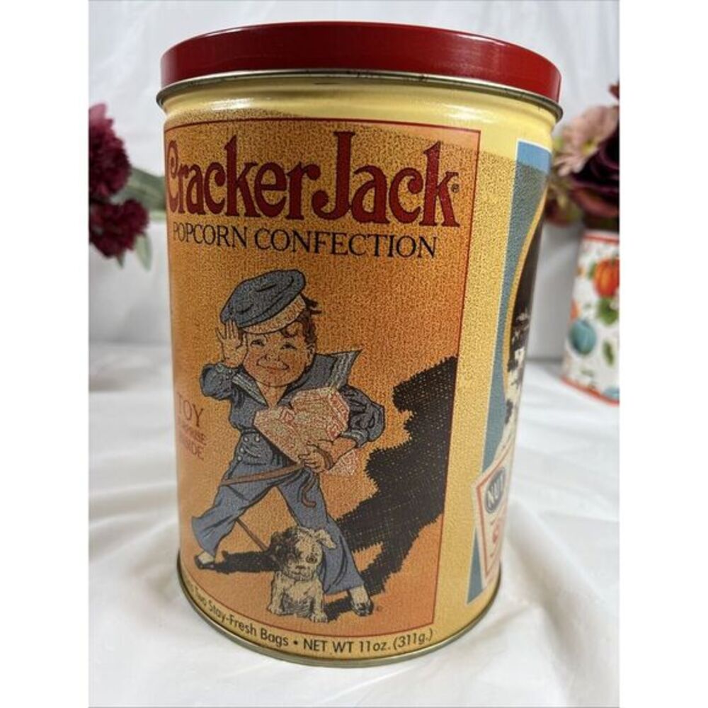 Vintage 1991 Cracker Jack Limited Edition Tin Can Container - Picture 4 of 16